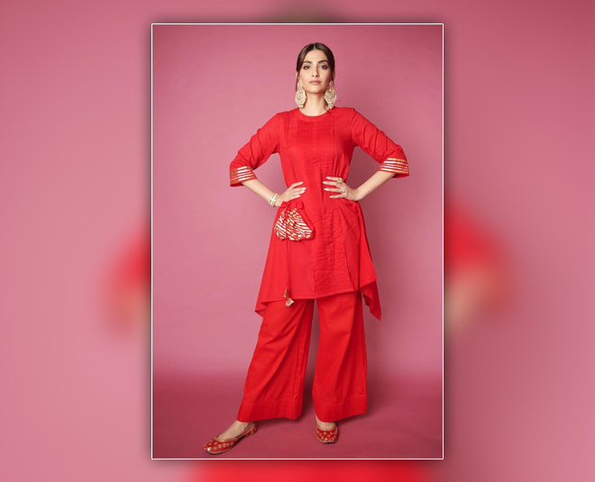 Red outfit looks for navmi