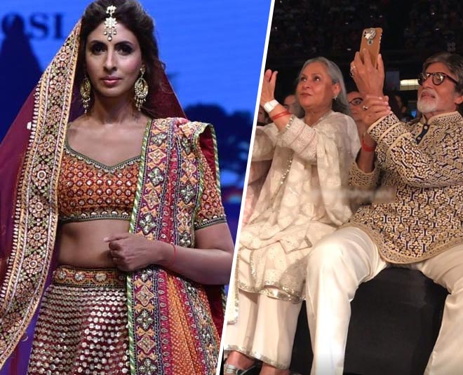 amitabh bachchan captures daughter shweta bachchan moments on ramp inside