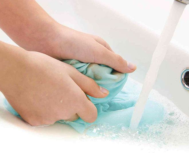 expensive clothes wash inside