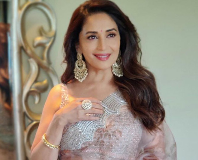 madhuri dixit dangle earrings inside