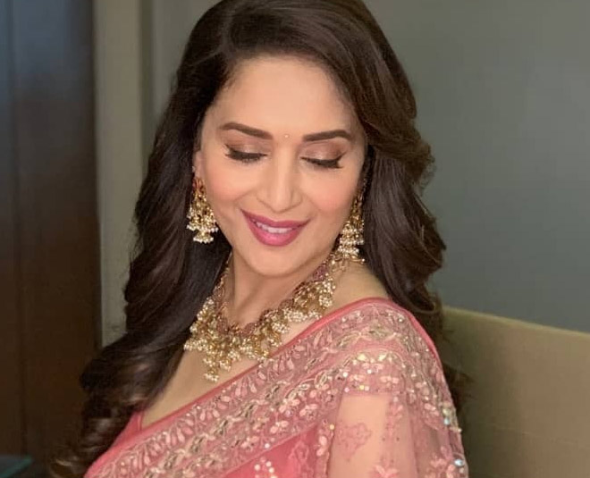 madhuri dixit earrings layered jhumka inspire women inside