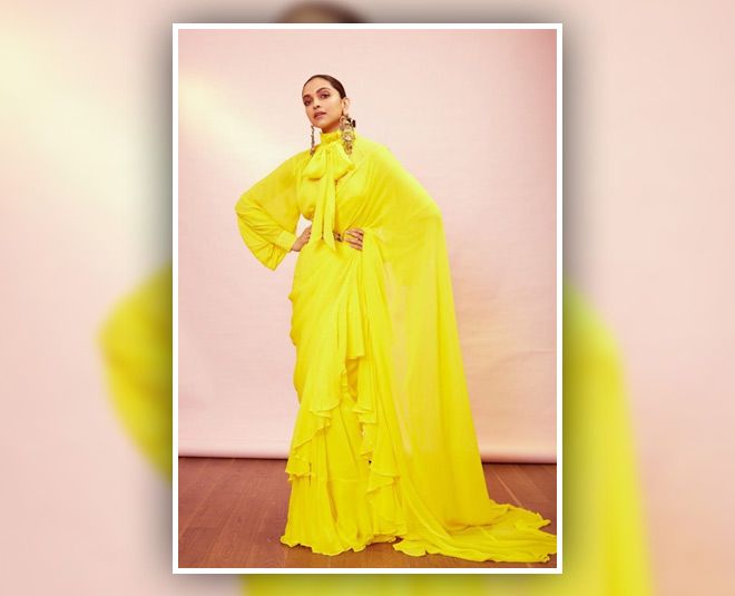 deepika padukone in sabyasachi saree four