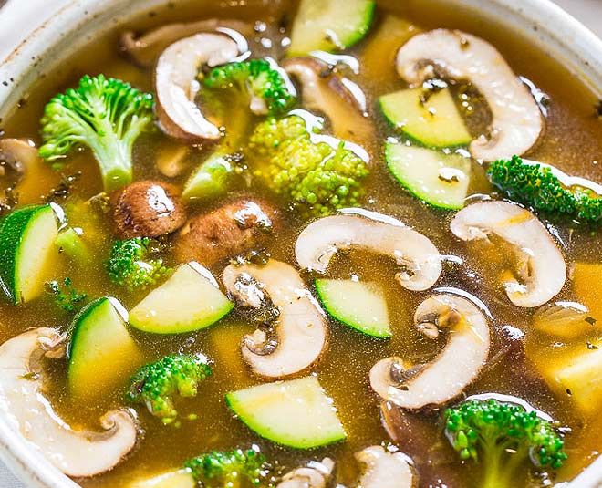 food warm in microwave musroom inside