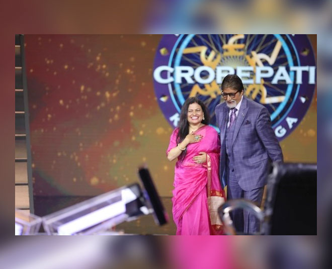 kbc karmveer special deepa govekar with amitabh bachchan inside