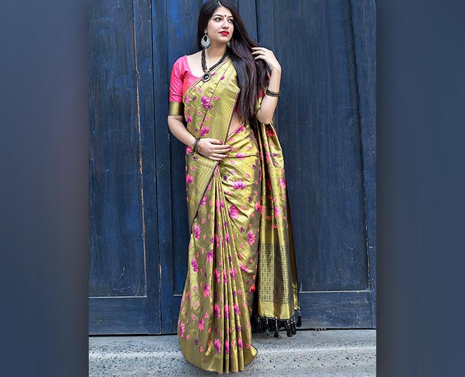 sarees will never run out of fashion inside