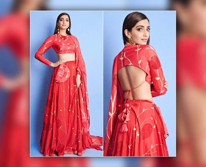 sonam kapoor Blouse Back Designs
