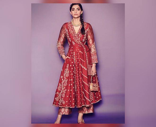 sonam kapoor latest anarkali fashion is perfect inside