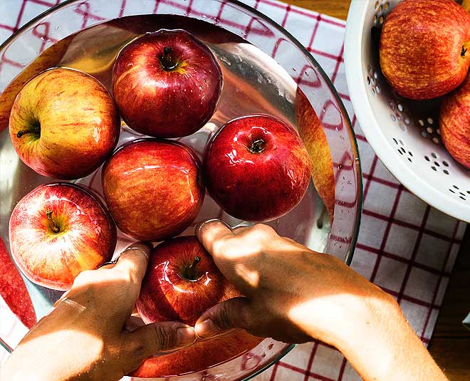wash apples this way inside