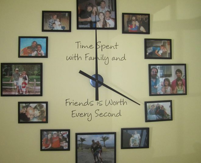 Photo Collage Clock