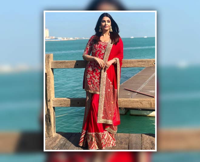 aishwarya rai bachchan wardrobe red outfits