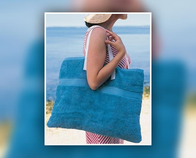 diy old towels make bags