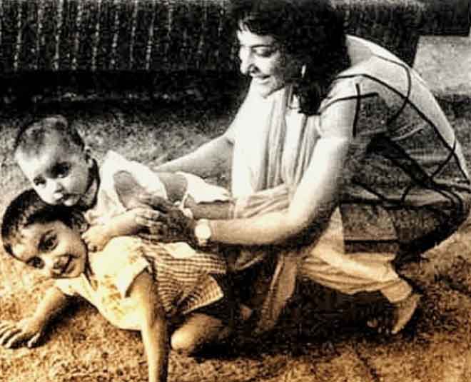 nargis dutt and sanjay dutt childhood