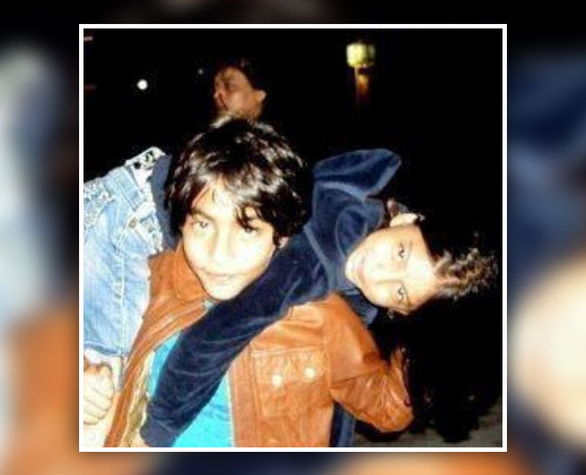 suhana khan and aryan khan childhood