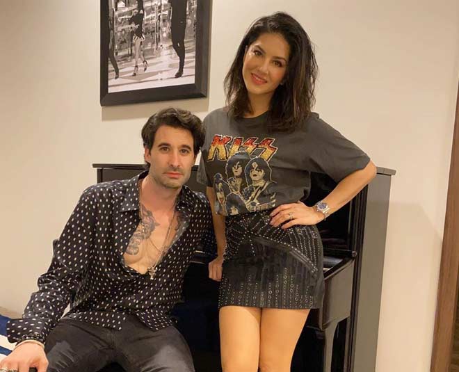 sunny leone with husband daniel says she sleeps all day