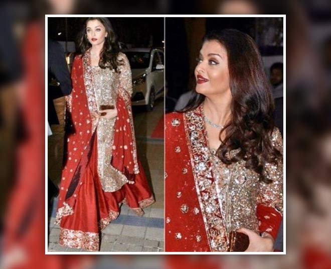 wardrobe red outfits aishwarya rai bachchan