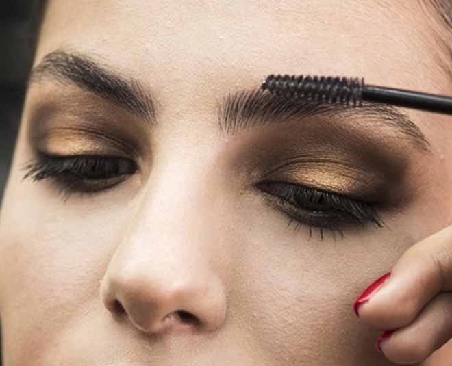 eye makeup looks with masks eyebrows