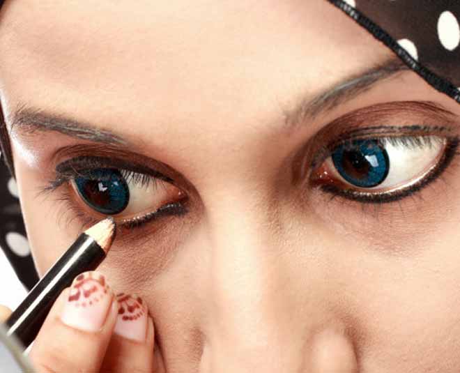 eye makeup looks with masks eyeliner