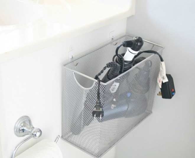 how organize your hair accessories and tools inside