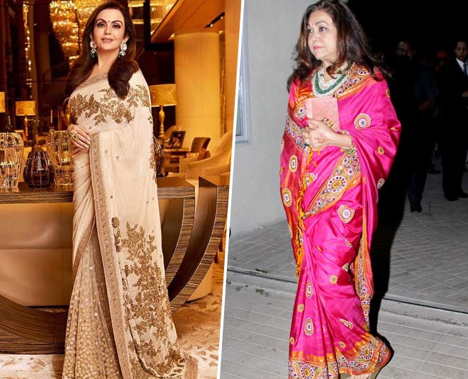 nita tina ambani saree choices blouses styles