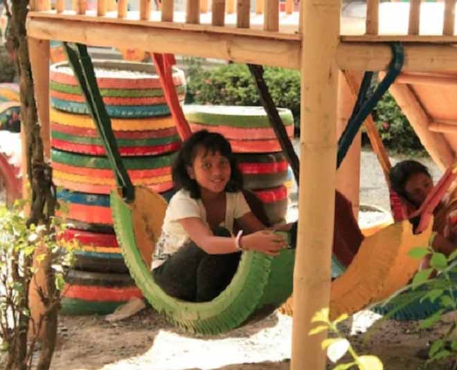 reuse old tires for kids tips inside