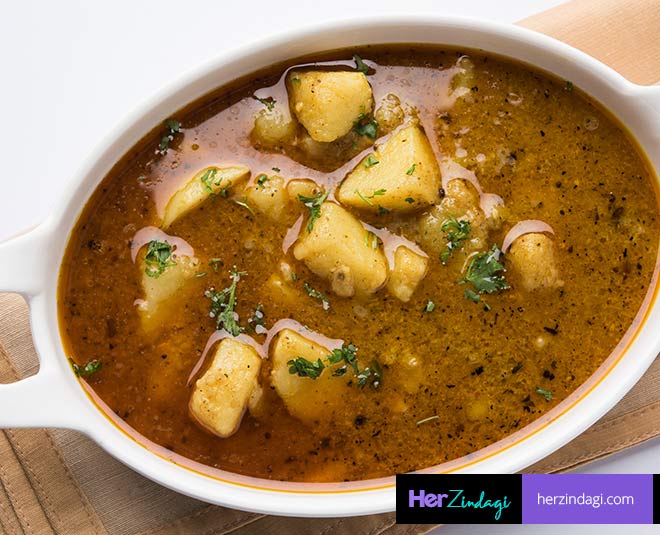 dahi aloo sabji
