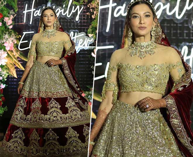 gauahar khan bridal look