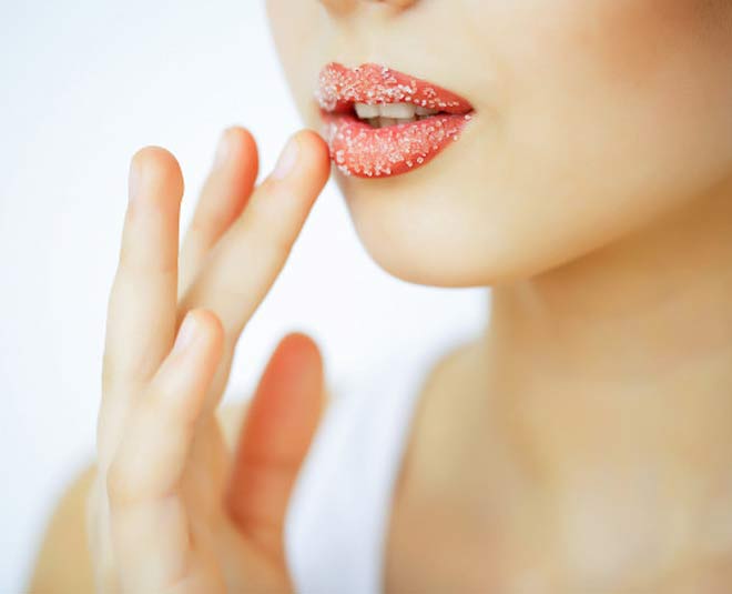 ghee lip scrub