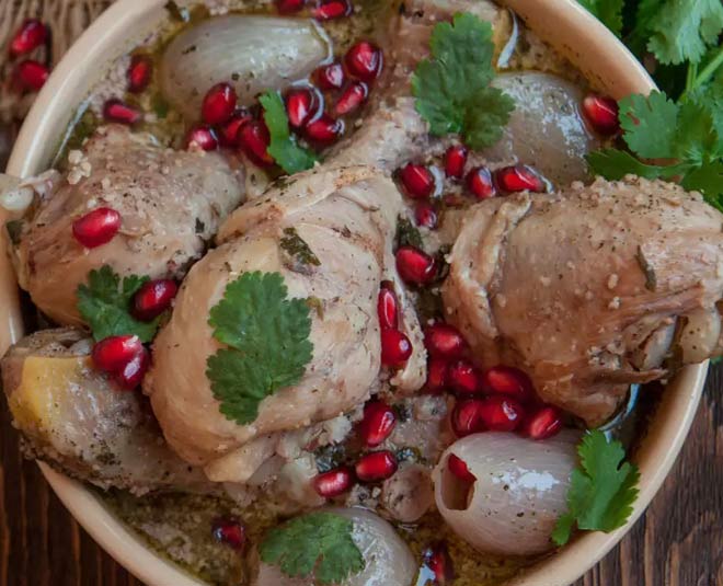 non veg easy recipe at home in winter anaardana chiken inside