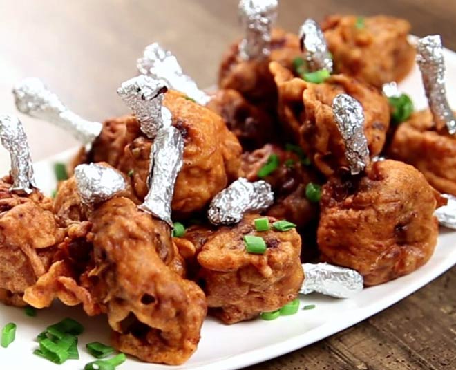 non veg easy recipe at home in winter chiken lolipop inside