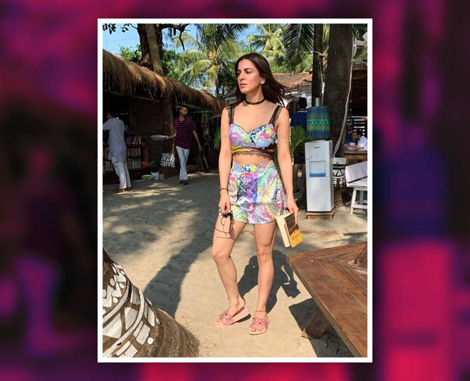 crop top strappy skirt shraddha