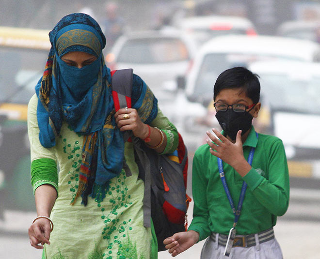 delhi air pollution cause cough irritation