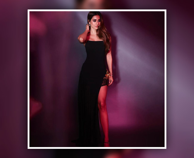 disha patani malang actress latest looks black gown