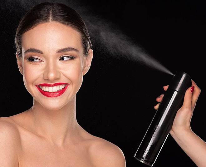 hairspray use make hair shiny