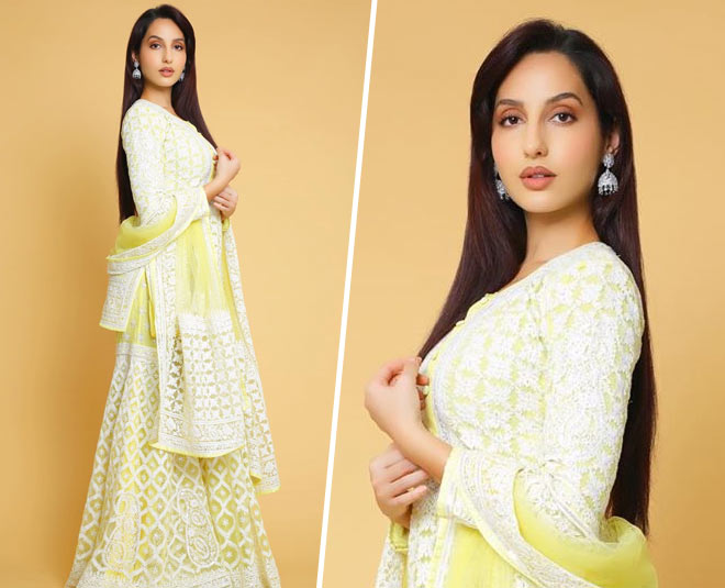 nora fatehi salwar suit designs
