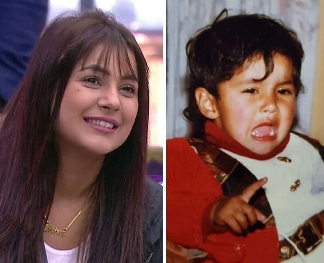 shehnaz gill childhood pictures