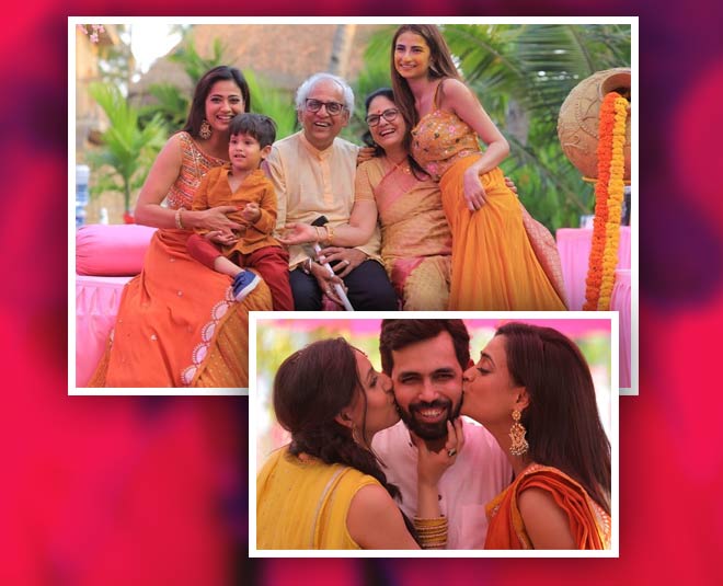 shweta tiwari at haldi ceremony