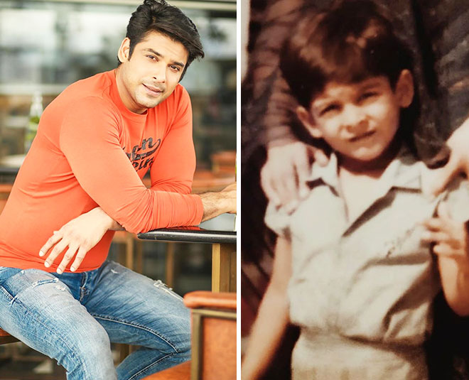 sidharth shukla childhood pictures
