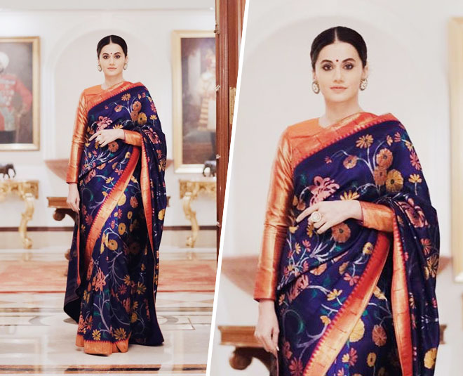 taapee pannu stylish blouse designs long sleeves