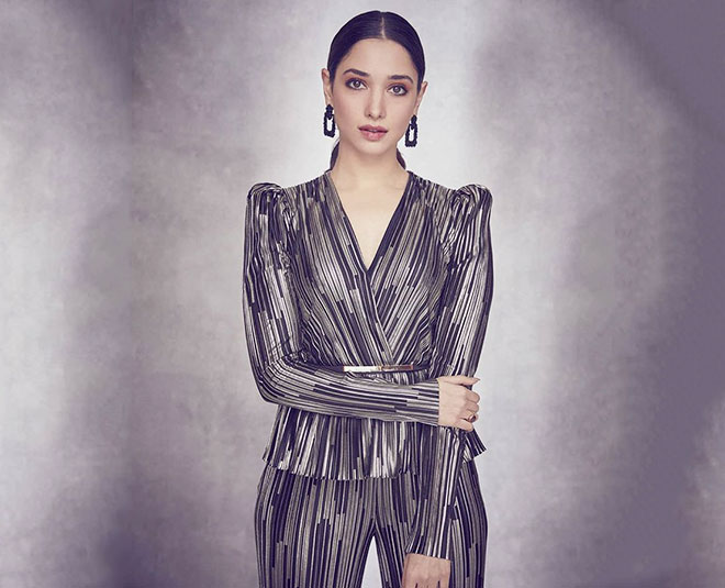 tamanna Bhatia looks stunning in western outfit look inside