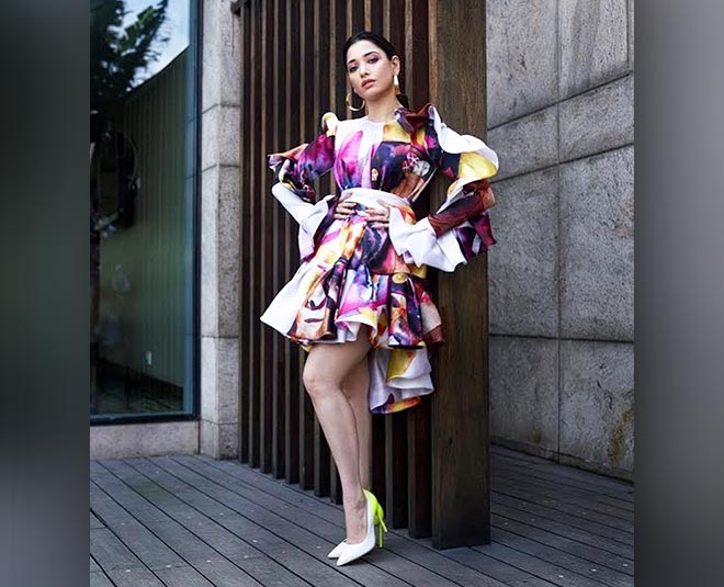 tamanna Bhatia looks stunning in western outfit look inside