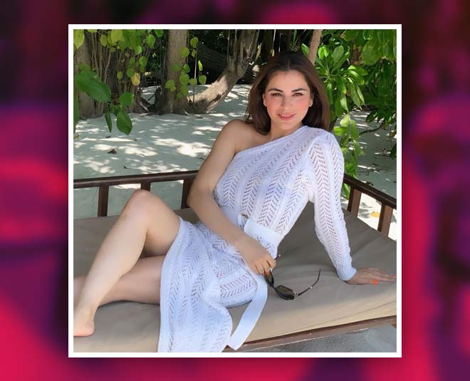 white crochet dress shraddha