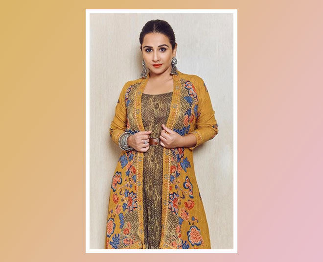 celeb yellow style vidya balan