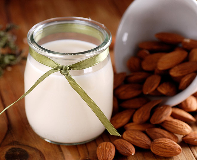 almond oil in milk brain power