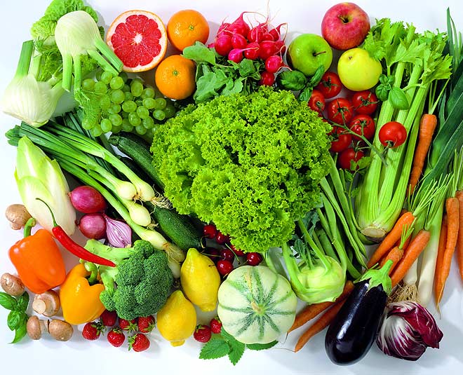 colourful food inside