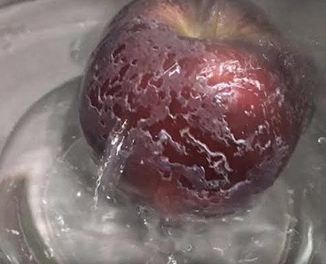 food tricks apple wax inside