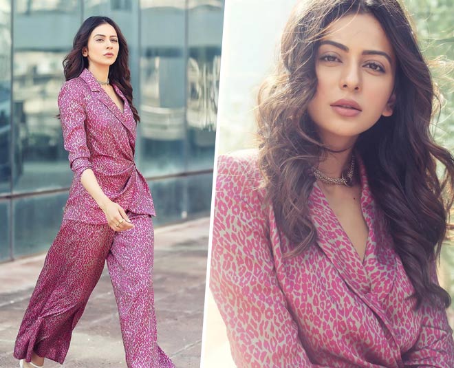 rakul preet outfts monochrome