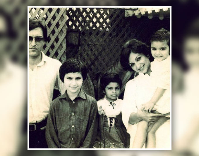 sharmila tagore with family