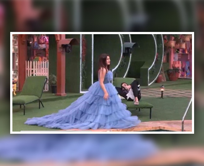 shehnaz cindrella gown look