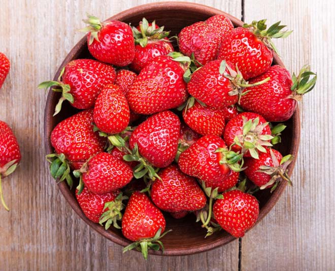 strawberry for glowing skin inside
