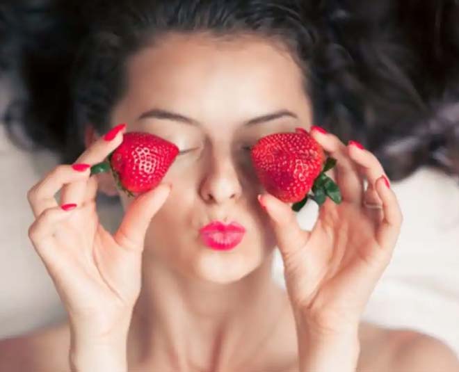 strawberry for glowing skin inside